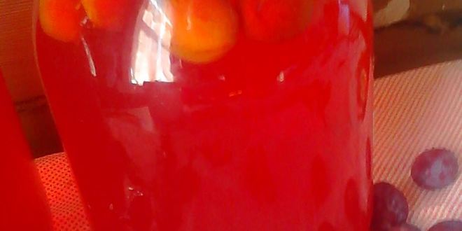 Рецепт сливового компота с пряностями