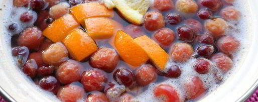 Шаг 2: вишневого компота с ягодами йошты и апельсином