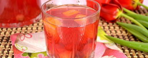 Шаг 3: вишневого компота с ягодами йошты и апельсином