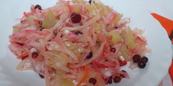 Рецепт квашенной капусты с картофелем