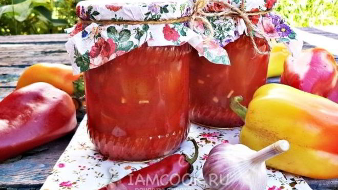 Рецепт Классического лечо с томатной пастой