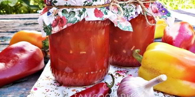 Рецепт классического лечо с томатной пастой