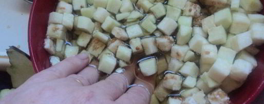 Шаг 1: лечо из баклажанов на зиму