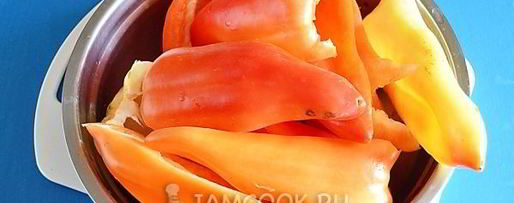 Шаг 5: лечо из болгарского перца с томатной пастой