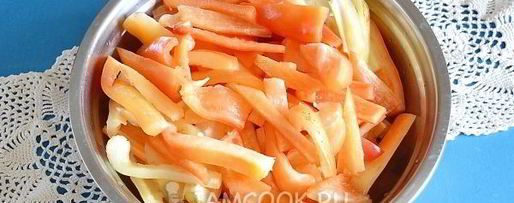 Шаг 7: лечо из болгарского перца с томатной пастой