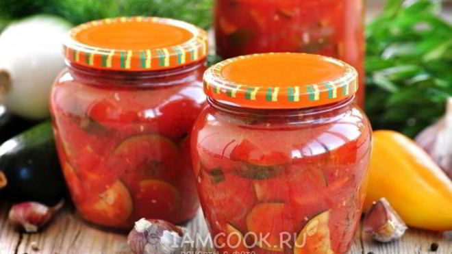 Рецепт Лечо из кабачков на зиму без стерилизации