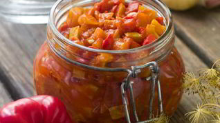 Рецепт Лечо из кабачков с морковью и помидорами