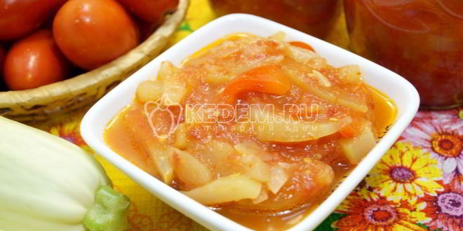 Рецепт лечо из кабачков в мультиварке