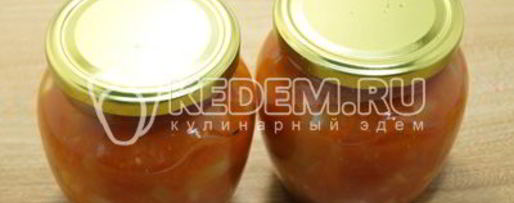 Шаг 10: лечо из кабачков в мультиварке