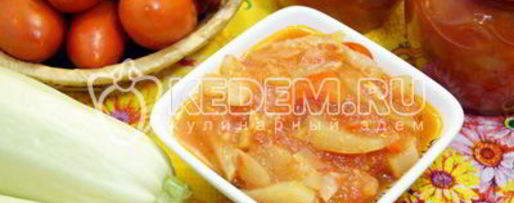 Шаг 11: лечо из кабачков в мультиварке