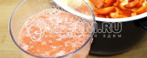 Шаг 4: лечо из кабачков в мультиварке