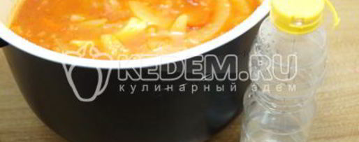 Шаг 8: лечо из кабачков в мультиварке