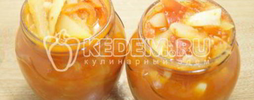 Шаг 9: лечо из кабачков в мультиварке