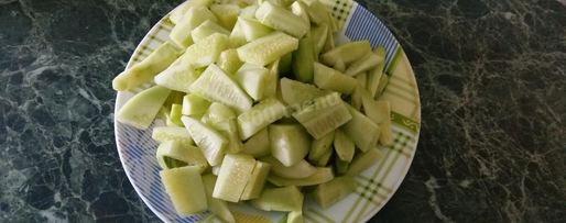 Шаг 1: лечо из огурцов и болгарского перца на зиму