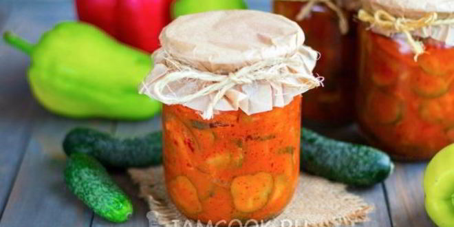 Рецепт лечо из огурцов на зиму с томатной пастой