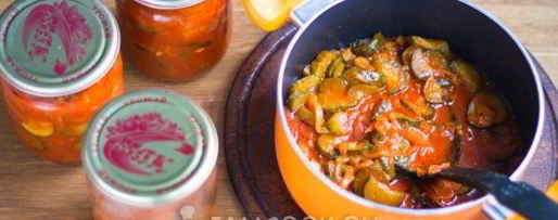 Шаг 9: лечо из огурцов на зиму с томатной пастой