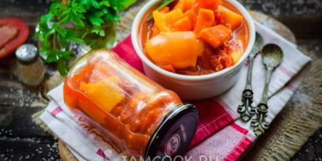 Рецепт лечо из перца и моркови на зиму