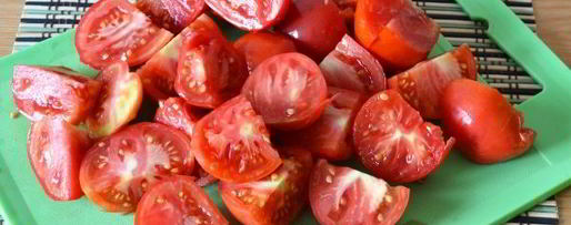 Шаг 2: лечо из помидоров