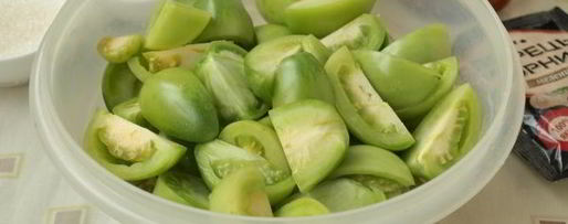 Шаг 2: лечо из зеленых помидоров