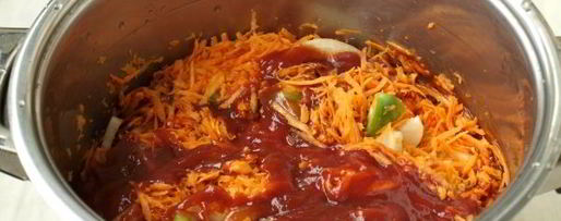 Шаг 5: лечо из зеленых помидоров