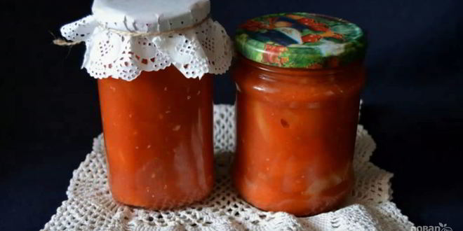 Рецепт лечо на зиму с томатной пастой