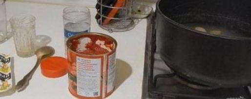 Шаг 2: лечо на зиму с томатной пастой