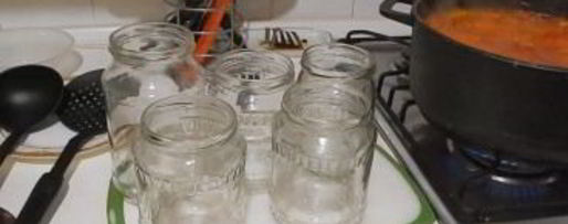 Шаг 4: лечо на зиму с томатной пастой