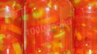 Рецепт Лечо — перца, морковь и помидоры