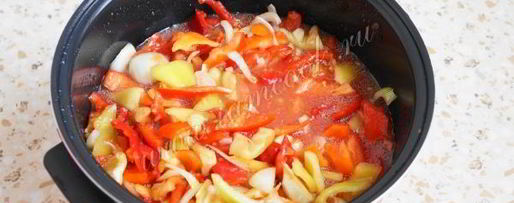 Шаг 7: лечо по-домашнему в мультиварке