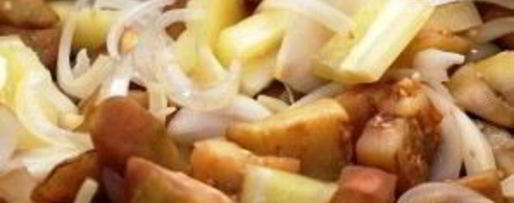 Шаг 6: лечо с баклажанами и помидорами