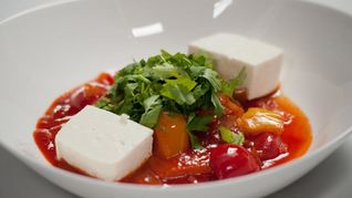 Рецепт Лечо с брынзой