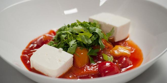 Рецепт лечо с брынзой