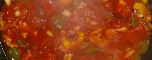 Шаг 5: лечо с брынзой