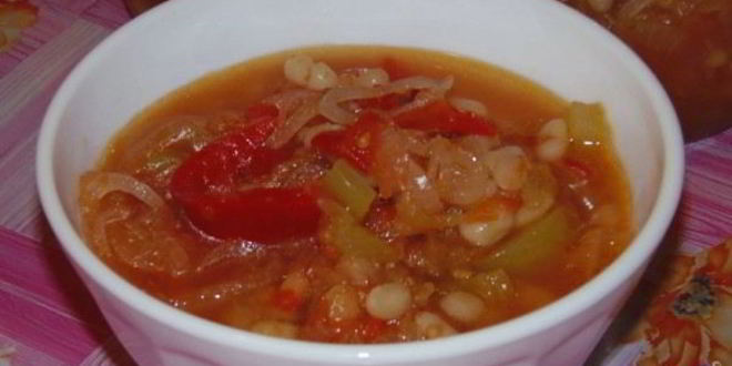 Рецепт лечо с фасолью