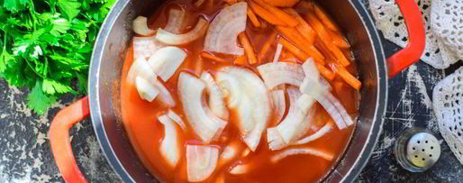 Шаг 1: лечо с кабачками