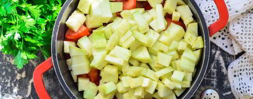 Шаг 5: лечо с кабачками