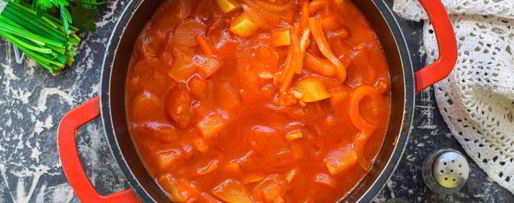 Шаг 6: лечо с кабачками