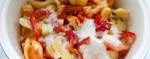 Шаг 4: лечо с луком и морковью в мультиварке на зиму