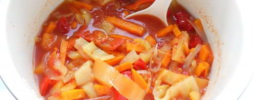 Шаг 5: лечо с луком и морковью в мультиварке на зиму