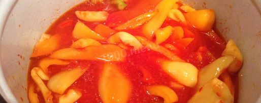 Шаг 4: лечо с перцами на зиму