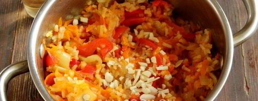 Шаг 6: лечо с рисом