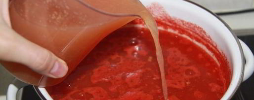 Шаг 10: лечо с виноградным соком