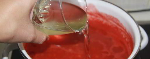 Шаг 9: лечо с виноградным соком