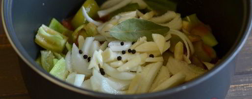 Шаг 4: лечо в мультиварке