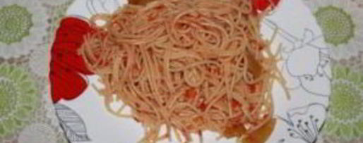 Шаг 4: макарон с лечо