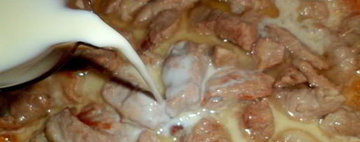 Шаг 1: поджарки из свинины с лечо