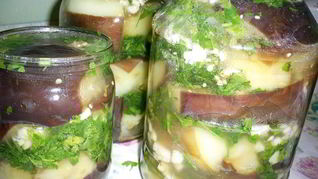 Рецепт маринованных баклажанов