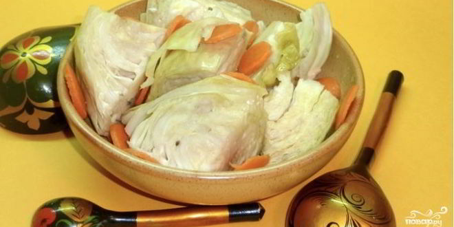Рецепт капусты маринованной быстрой без масла