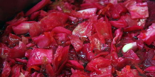 Рецепт капусты маринованной со свеклой