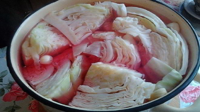 Рецепт Капусты по-гурийски с уксусом